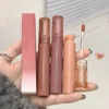 Waterproof Mirror Jelly Lip Glaze 6 Colors Water-light Lip Gloss Long Lasting Moisturising Glossy Red Tint Lips Makeup Cosmetics 6