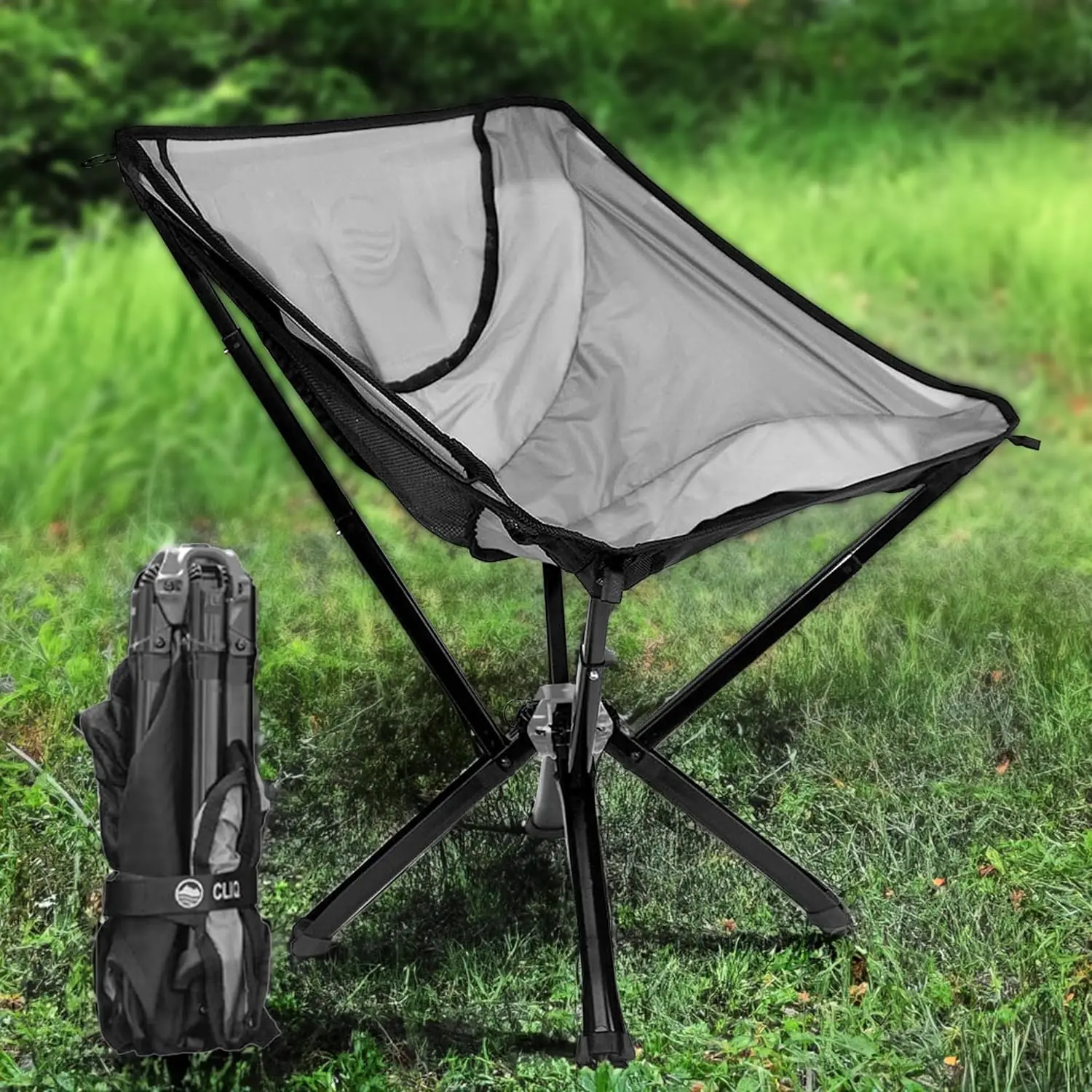 CLIQ Portable Chair Camping Chairs - A Small Collapsible Portable