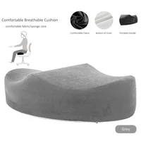 Memory Foam Buttock Pillow Home Office Butt Pad BBL Recovery Pillow After Surgery Seat Brazilian Hips Support Cushion Pillows 2