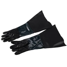 

1 Pair Heavy Duty Gloves Soft Comfortable Sandblasting Machine Gloves For Sandblaster Sand Blast Cabinet 60Cm