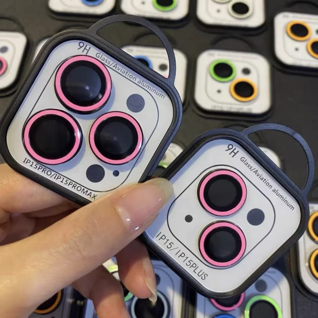 Luminous Full Cover Camera Lens Protector with Ceramic Rings