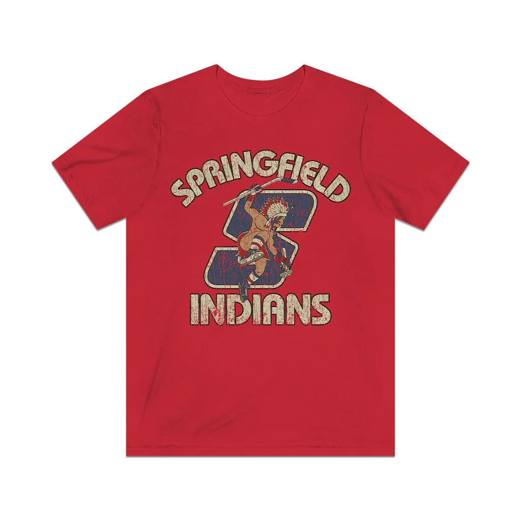 

Springfield Indians Hockey 1974 Vintage Men's T-Shirt
