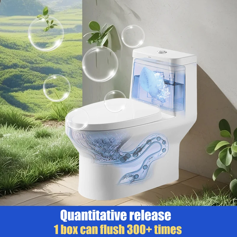 Toilet Cleaner, Fresh Floral Fragrance Gel Seal, Eliminates Scale and Stains, with Air Freshening Fragrance, Deodorizing and Cleaning