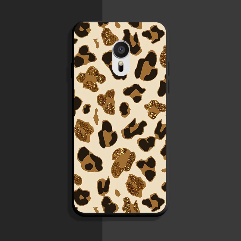 Silicone Phone Case For Meizu MX5 MX6 Cases Soft Cover Fundas for meizu mx5 mx6 Shell Fashion Cool Leopard Cartoon Cute Bumper cases for meizu Cases For Meizu