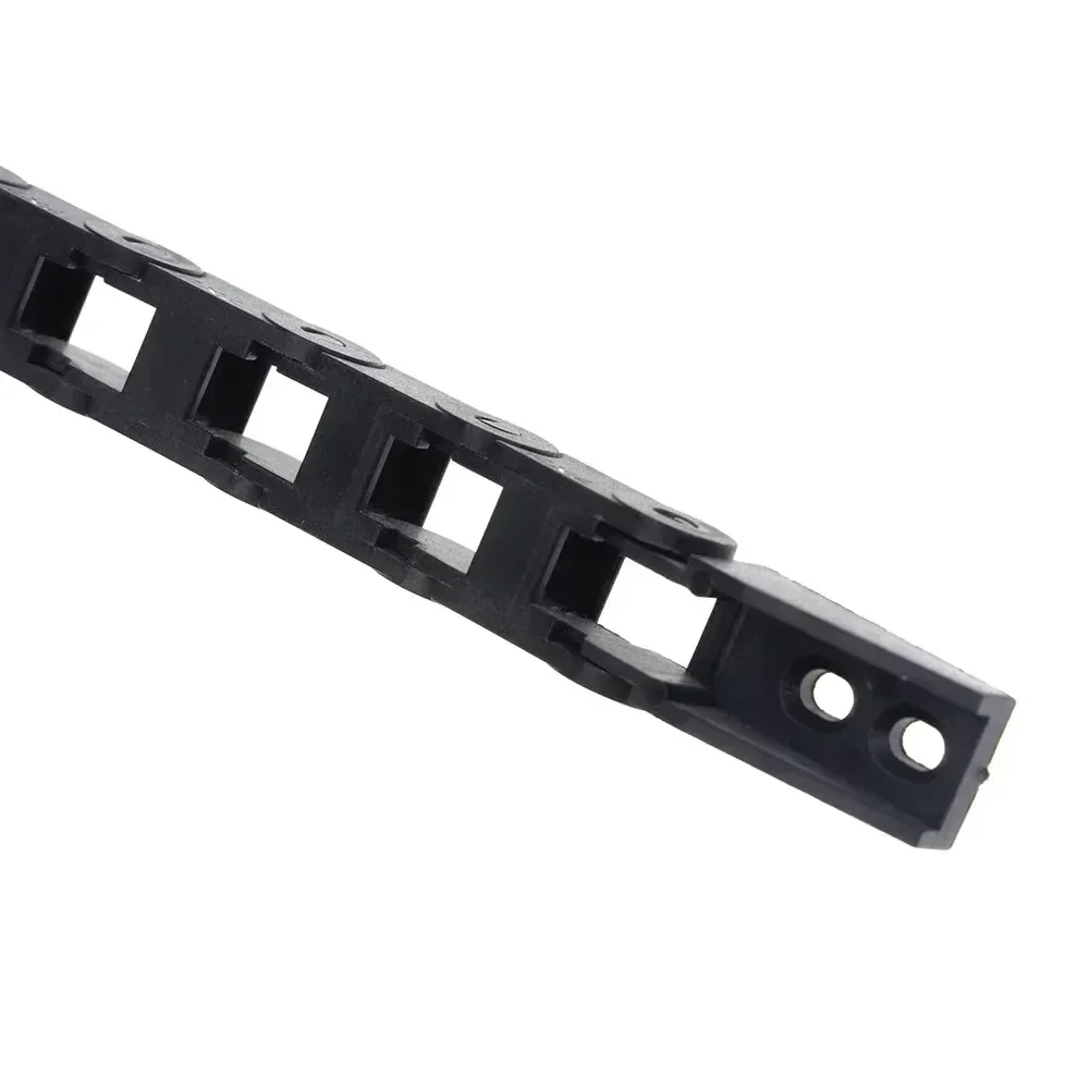 10 X 20mm L1000mm 7x15/10x10/10x15Cable Drag Chain Wire Carrier with End Connectors for CNC Router Machine Tools /Fully Enclosed