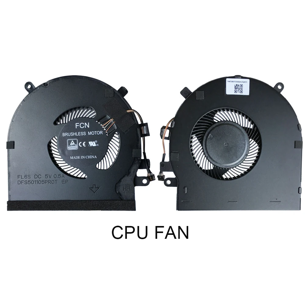 Ventilador de Refrigeração Cpu para Lâmina Razer 15 Rz090270 02705e76 Rz09 3009 E97 Gpu Refrigerador Radiador Novo Dfs5k121142621 Flk7 Fl6s - Imagem 2