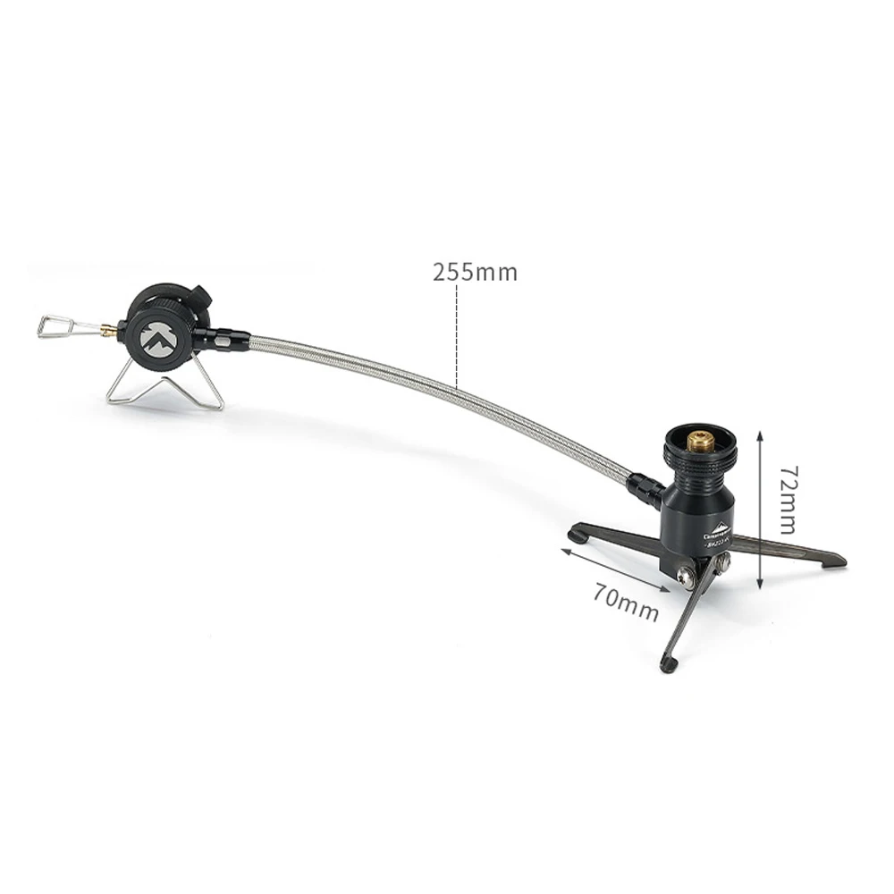 

Folding Aluminum Alloy Gas Stove Adapter Tripod Gas Lamp Stoves Bracket with Extension Hose Outdoor Cartridge Furnace Adapter