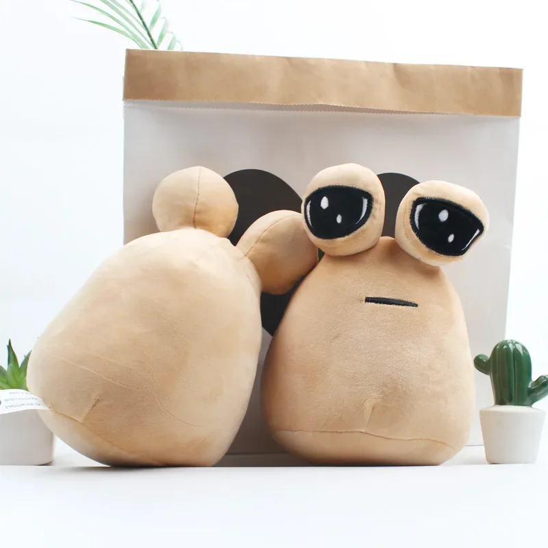 22cm My Pet Alien Pou Triste Plush Toy Cute Pou Deprimido Peluche Doll  Stuffed Toy Soft Pillow Snails Animal Christmas Gift Toys - AliExpress