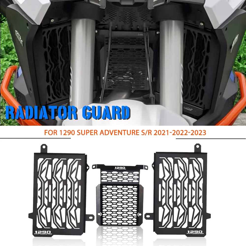 

2024 2023 FOR 1290 Super Adventure ADV S/R 2021 2022 Motorcycle Radiator Guards Oil cooler Guard Grille Grill Protector Cover