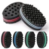 Oval Double Sides Hair Brush Sponge Brush For Natural Afro Coil Wave Dread Sponge Brushes Hair Braids Braiding Hair 3