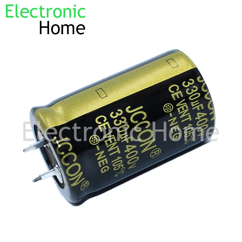 2PCS/LOT 400V330UF 400V 330UF Black Gold Power Adapter Welding Machine Inverter Capacitor 25x40MM 30x35MM 330UF400V