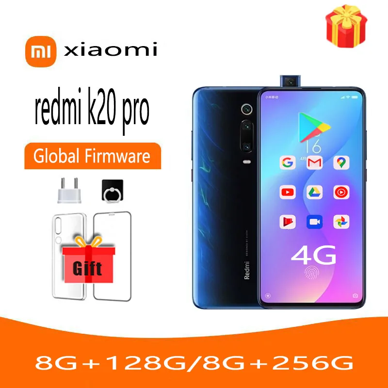 Xiaomi Redmi K20 pro/9T pro celular Global version smartphone Qualcomm Snapdragon 855 6.39inchs 48MP 20MP 2340x1080 Android celular global version xiaomi redmi 4x smartphone straight talk cell phones unlock android mobilephone