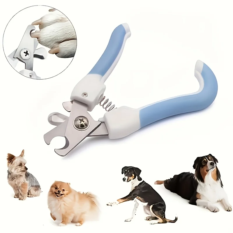 Professional Metal Dog Nail Clippers, Non-Slip Handle, Sharp and Durable Pet Claw Trimmer for Small to Medium Dogs