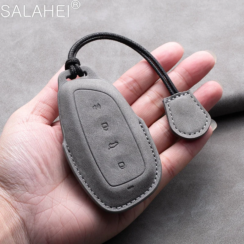 

Sheepskin Car Smart Key Case Cover Holder Shell For Haval/Hover H3 H5 H6 H7 H4 H9 F5 F7 F7X H2S Great Wall 5 3 M2 H6 M4 H2 Coupe