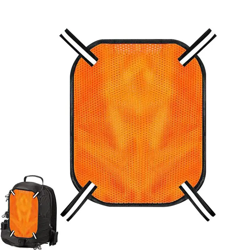 

Blaze Orange Safety Panel Hunting Mesh Panel Pack Attachment With Reflective Strip Breathable And Lightweight Blaze Orange