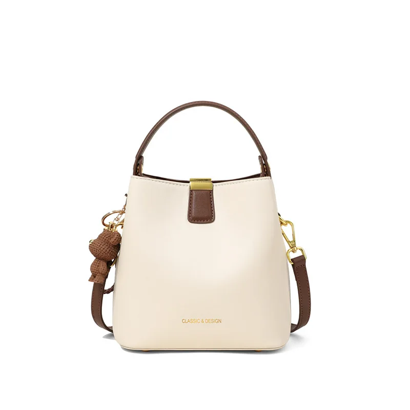 Shoulder Tote Crossbody Bag Y2k Women's New Style Genuine Leather Head Layer Cowhide Versatile Underarm Large Capacity Retro