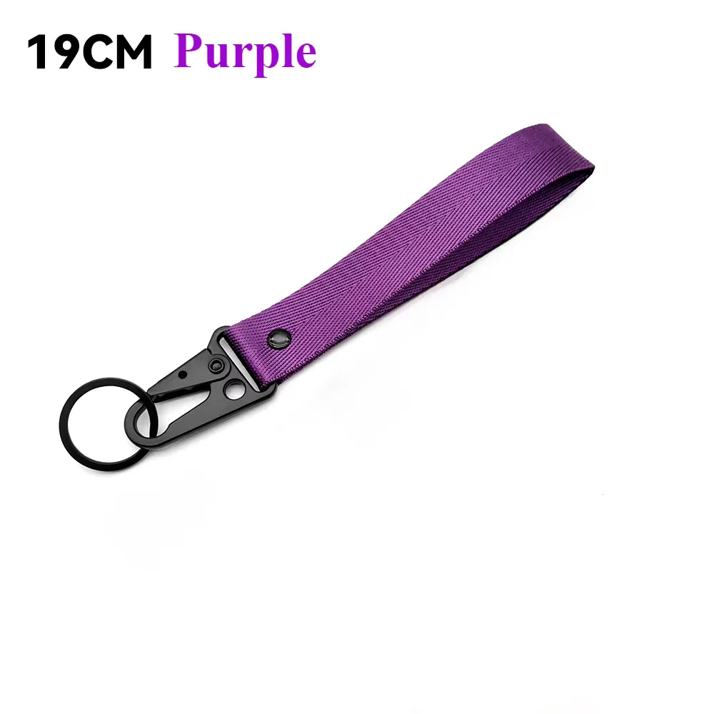 Neue Ankunft JDM Stil Mode Einfarbig Schlüsselbund Lanyard Business Geschenk Schlüssel Kette für JDM Auto Motorrad Schlüsselbund Schlüssel Ring – Detail 11