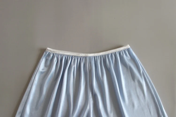 Loose Short Women Pants Liner Slip Thin Satin Underpants for Dress See Through Safety Shorts Knickers Lingerie Kecks Teenager