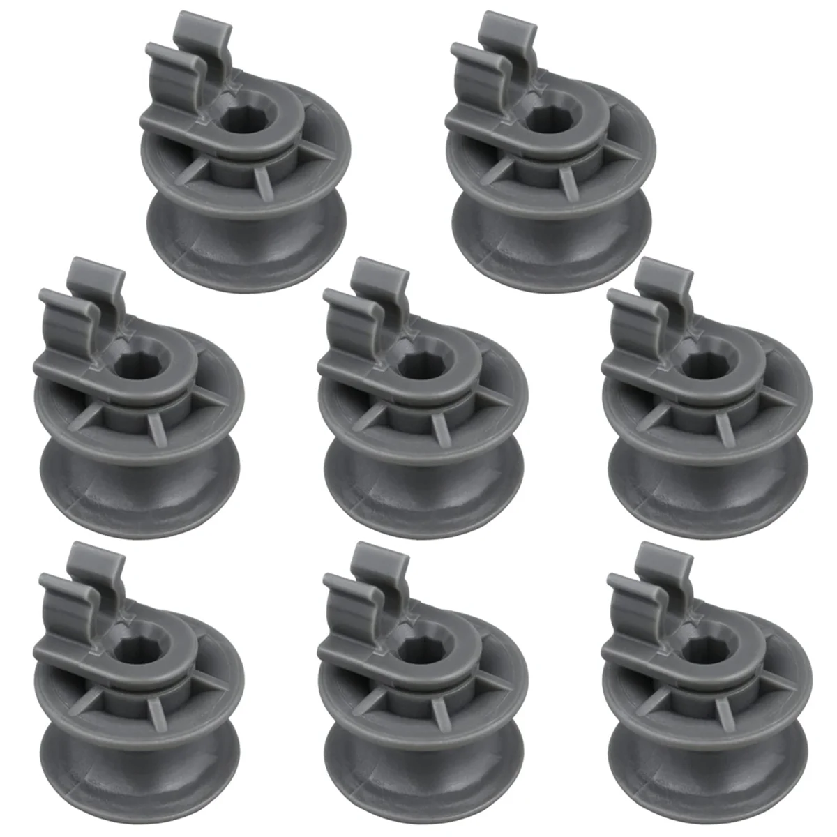 8Pcs 4581DD3002A Dishwasher Upper Rack Wheels,Dishrack Roller and Axle Assembly Replacement Part for LG HOT