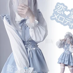 Camicie da donna Kawaii Lolita Y2K camicetta carina in stile giapponese elegante manica lunga dolce top camicia estetica da donna Casual da ufficio