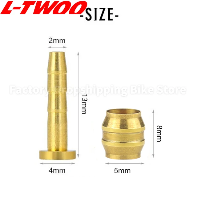 Accessori Per Tubi Freno A Disco Bici - 10 Pezzi Dadi A Compressione In Acciaio Inox 8mm - Foto 2