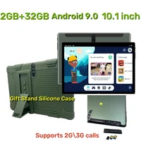 Gift Stand Silicone 10.1 INCH  Z80 RAM 2GB ROM 32GB Android 9.0 Phone Call Kids Tablet A53 1.5 Ghz Quad Core MTK6737 Dual Camera 1