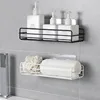 Toilet Storage Rack Bathroom Shelf No-Drill Corner Shelf Shower Wall Mounted Shelf Bracket Bathroom Accessory Organizer Shampoo 4