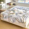 100% Cotton Bed Cover Bed 90/120/150/180cm Sheets Simple Style Bed Linen for Home Fitted Sheet sabanas (Pillowcase Need Order) 6