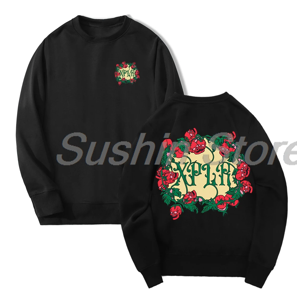 

Sam and Colby XPLR Skull Wreath Sweatshirt 2024 New Logo Merch Crewneck Long Sleeve Streetwear Women Men Fashion Clothes