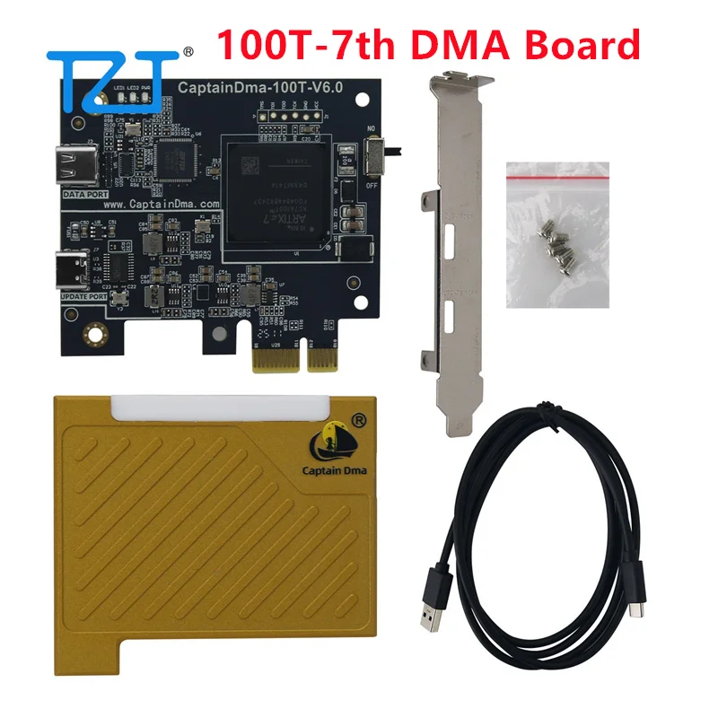 Thunderbolt DMAボード FPGA 100T TZT CapDMA 75T-6th/100T-7th Factory Firmware DMA Board for