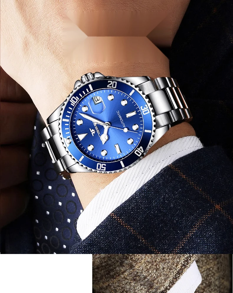 Automatic Mechanical Watch For Men Waterproof Luminous Tourbillon_voghion.com