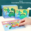 10Pcs Kids 3D EVA Foam Stickers Cartoon Dinosaur Animal Puzzle Game DIY Art Craft Drawing Toy Educational Toys for Children Gift 1