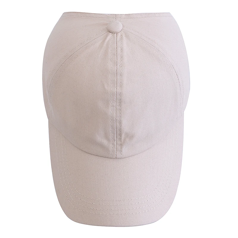 New Fashionable Women's Solid Ponytail Cap Adjustable Outdoor Female Summer Hat Streetwear Dopamine Color Cap