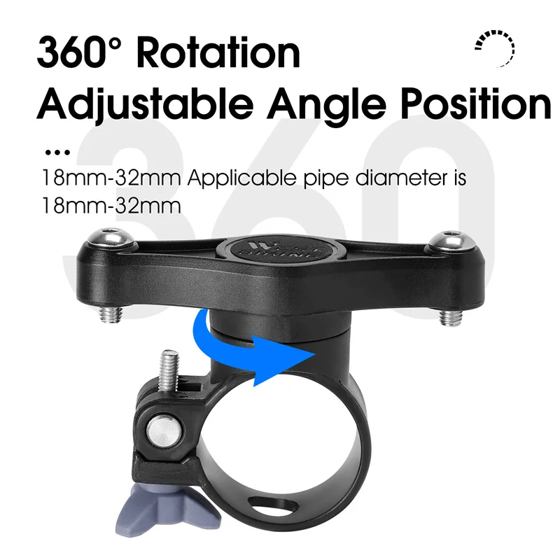Bicycle Kettle Extension Holder 360 Degree Rotatable Water Bottle Cage Adapter For Bike Handlebar Saddle Seatpost