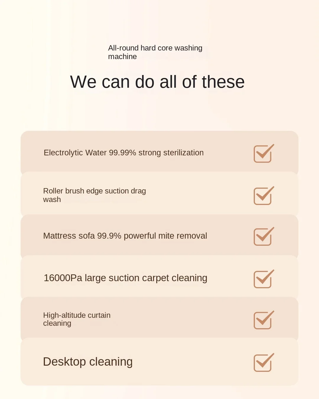 Description Picture 3 of itemDREAME H12SMix Washing Machine Suction, Drag and Sweep Integrated Household Appliances Mite Removal Vacuum Cleaner Automatic Mop