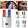 4PCS Stick Face Paint Rainbow Body Painting for Halloween Cosplay Party Sports Makeup Baseball Softball Players 2