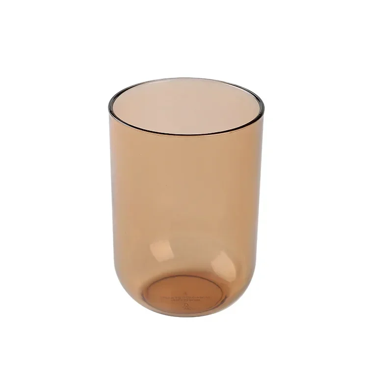 Simple Bathroom Wash Toothbrush Creative Fashion Transparent Couple Toilet Brushing Teeth Mouthwash Plastic Cup_voghion.com