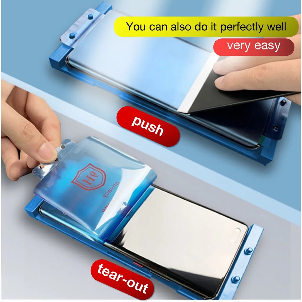 Ceramic Hydrogel Film Screen Protector Installation Kit - 3 Pack