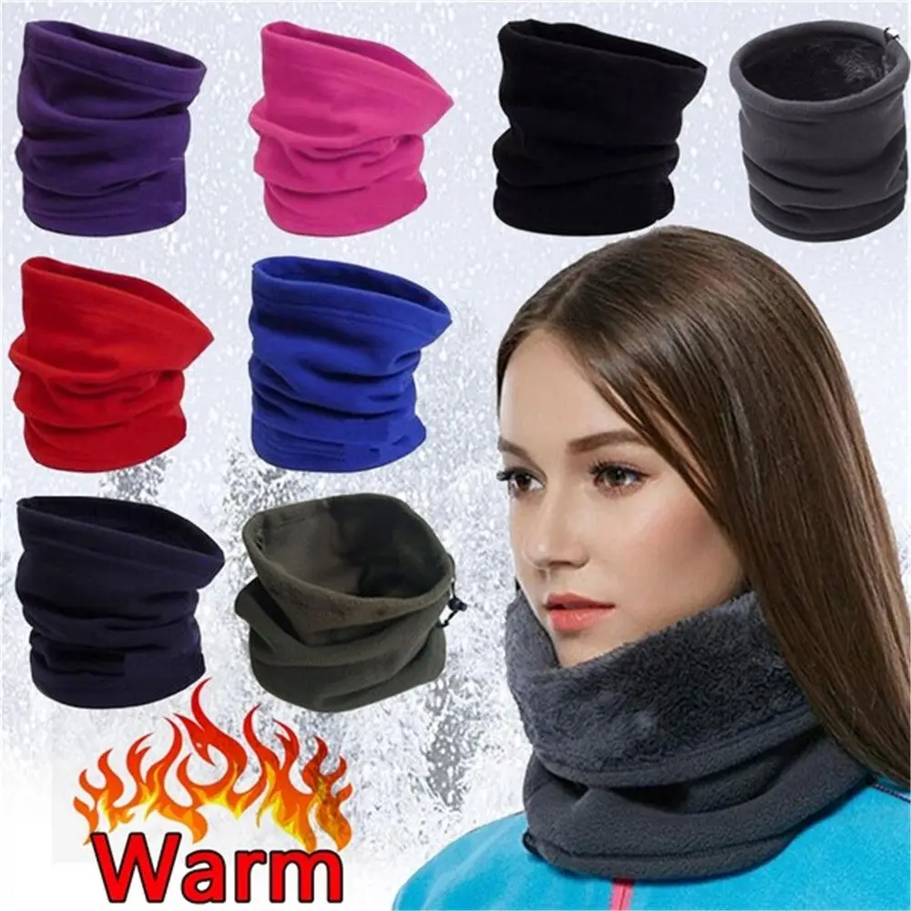

Шарф женский и мужской, зимний теплый многофункциональный теплый Флисовый Шарф-снуд, Лыжная Балаклава, шапка