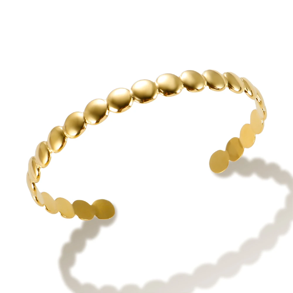 غير متناظرة أساور قابل للتعديل افتتاح أساور استانل...