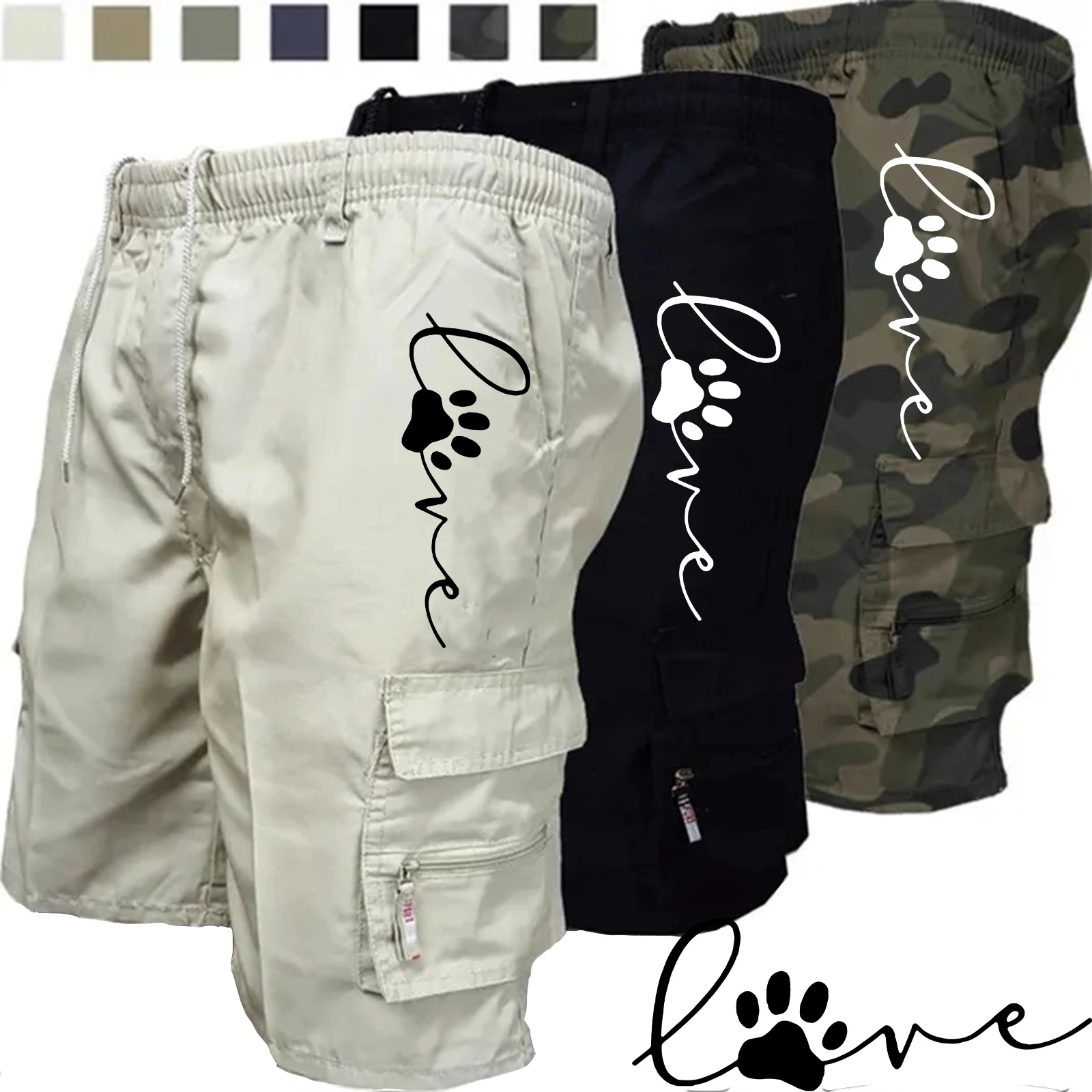 

Trending Men's Loose Casual Tooling Shorts Multi-pocket Summer Outdoor Sports Shorts