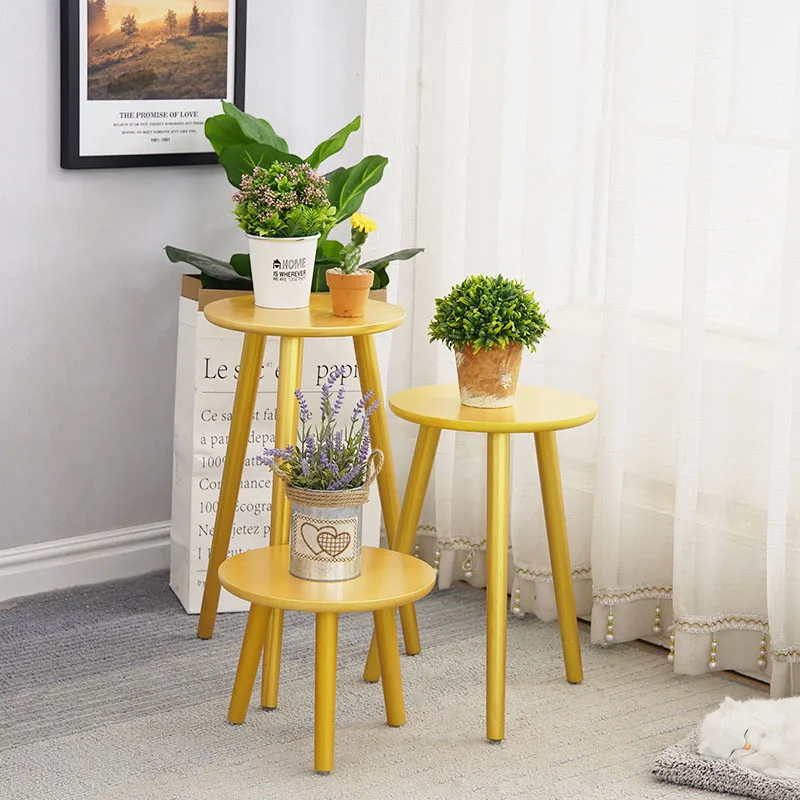 Solid Wood Flower Stand, Plant Stand, Flower Pot,Garden Decoration, Bonsai Display Stand Living Room Balcony Flower Stand Stool