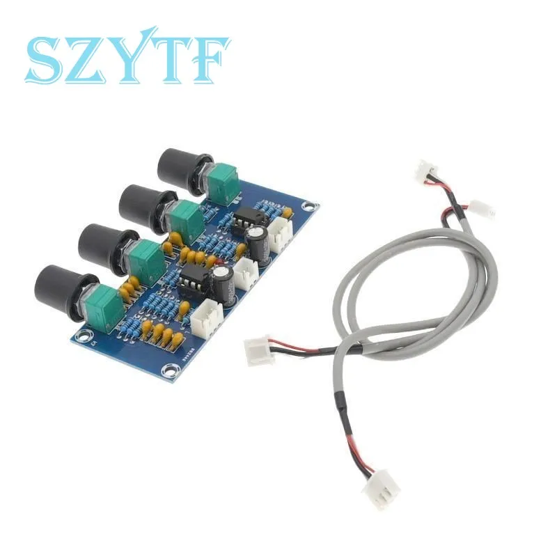 Tone board preamp with treble bass volume adjustment pre-amplifier tone controller for amplifier board XH-A901 NE5532
