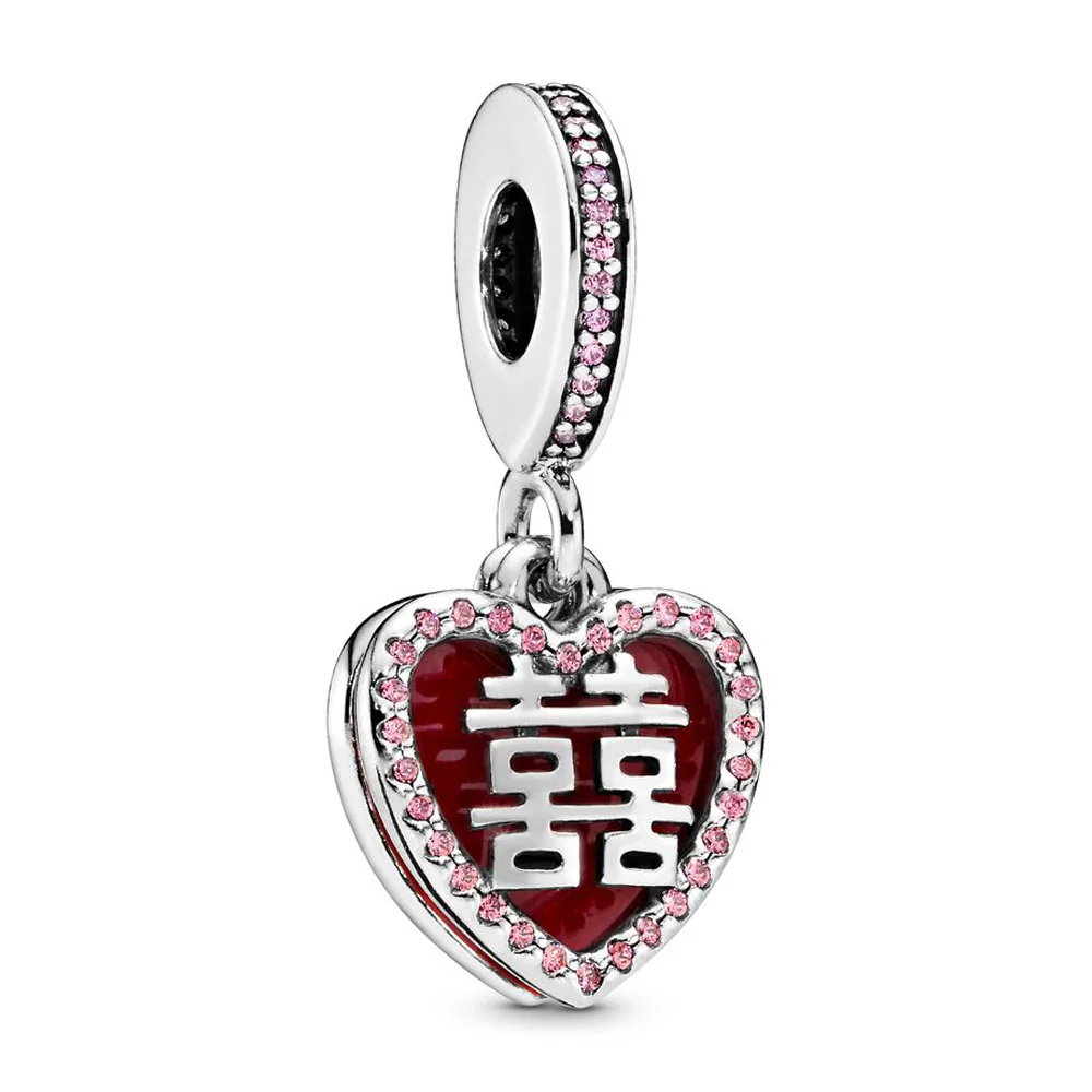 

Подвеска-Шарм «двойное счастье» в китайском стиле