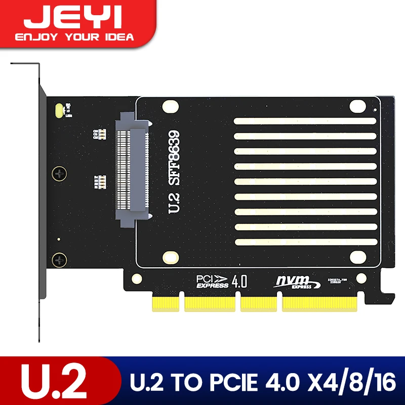 JEYI M.2 NVME SSD to PCIe 4.0 Adapter Card, 64Gbps SSD PCIe 4.0 X4  Expansion Card for Desktop PC , PCI-E GEN4 Full Speed SK4 - AliExpress