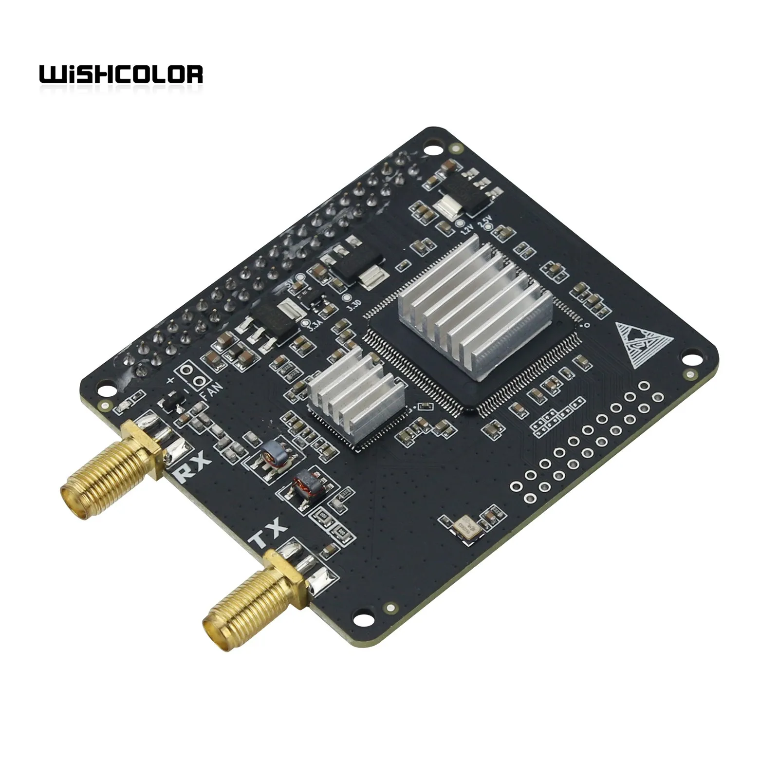 Hamgeek Radioberry V2.0 SDR 라디오 카드 AD9866+10CL016 소프트웨어 정의 라디오 모듈 DIY for Raspberry Pi 4B