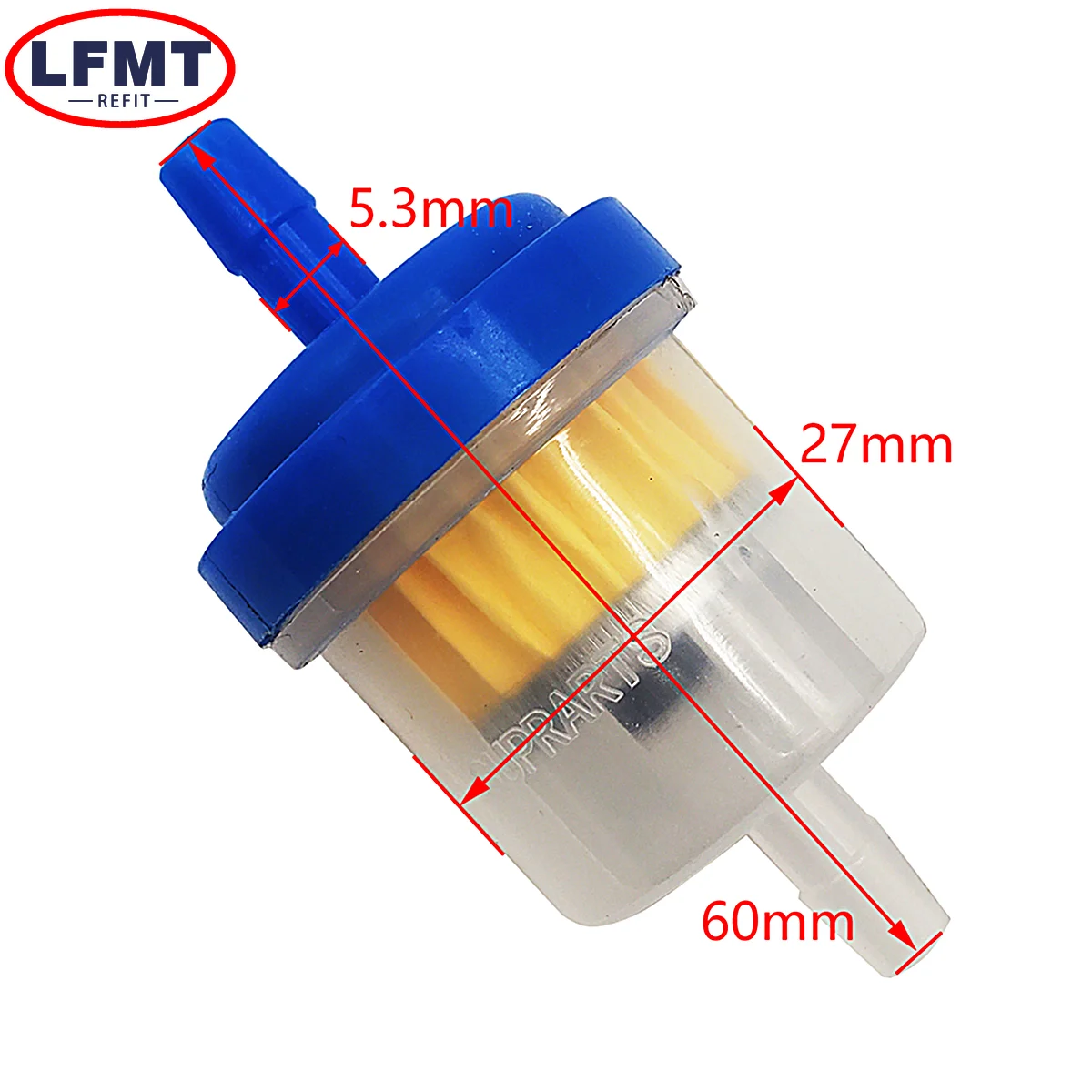 Motorcycle fuel filter Universal Gas fuel filters 49cc 50cc 110cc 125cc For motorcycle Motocross dirt pit bike Moped scooter ATV Go kart