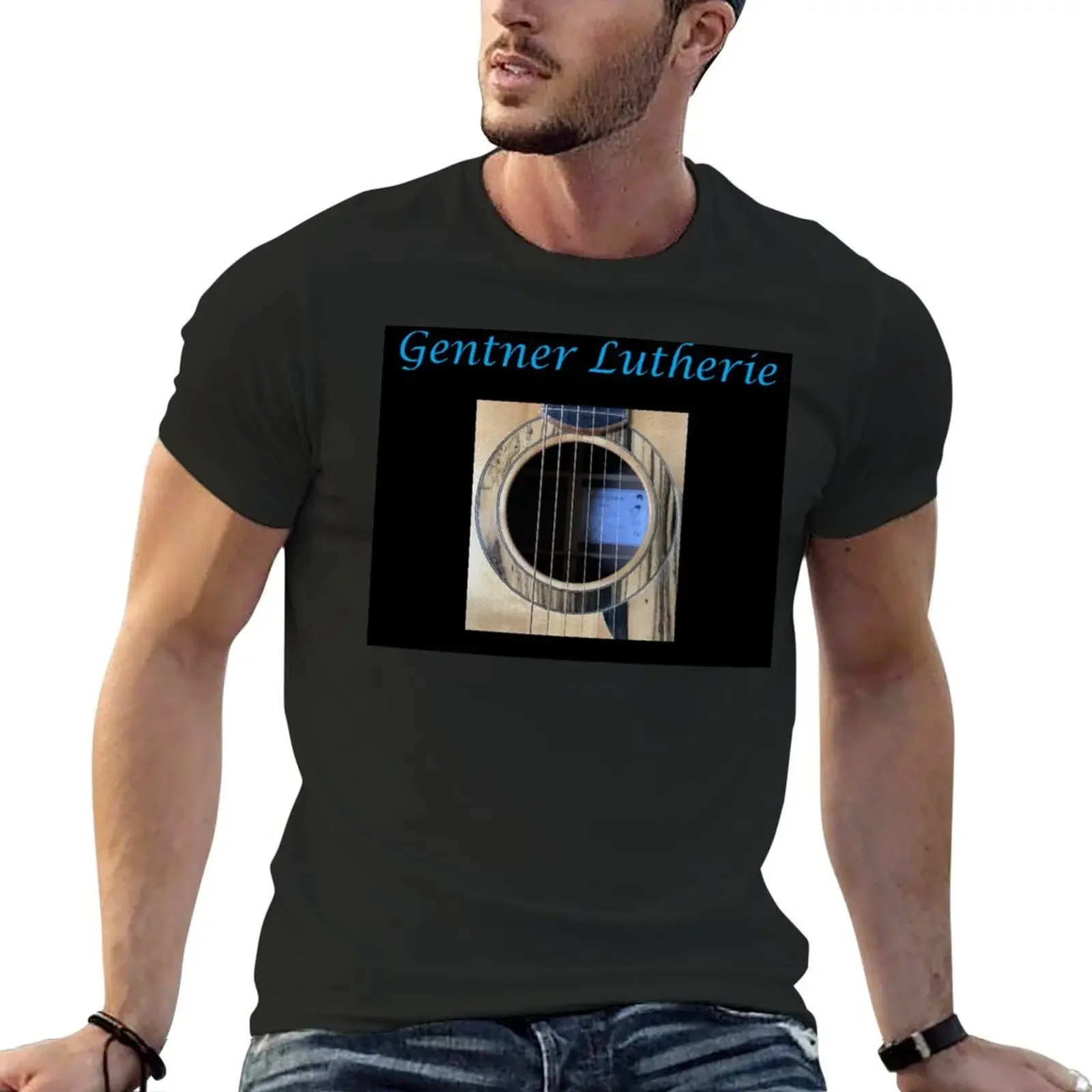 

Gentner Lutherie Soundhole Logo T-Shirt sweat summer top summer clothes clothes for men