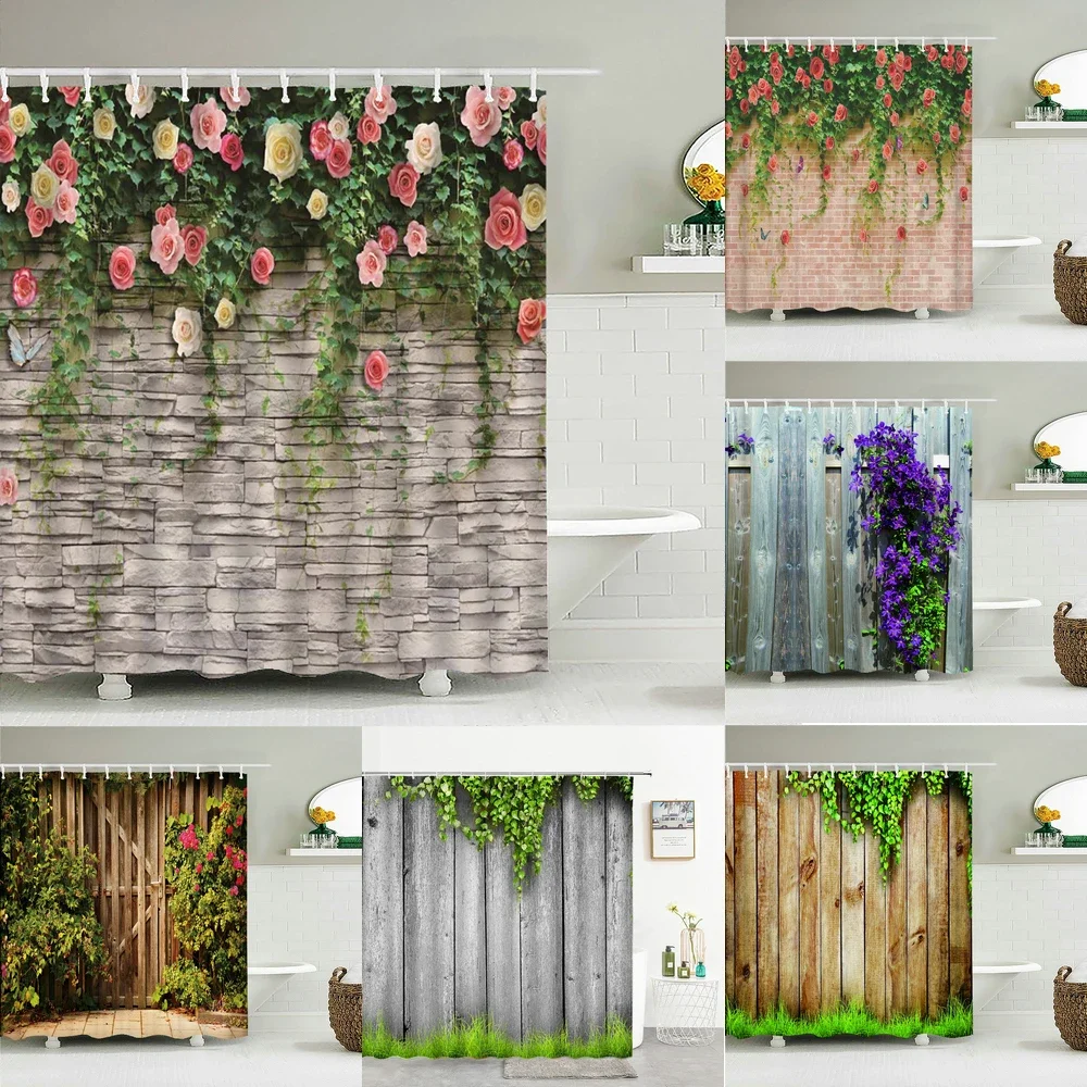 Lifeel Cortinas De Ducha De Limón, Cortina De Ducha De Frutas Y Hoja