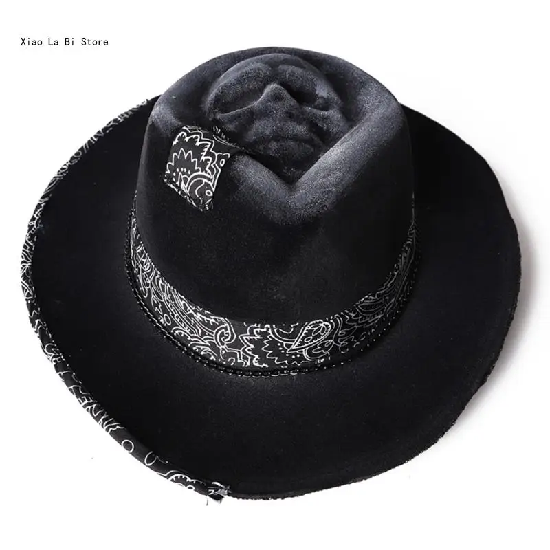 

Handmade Skull Cowboy Hat Unique and Trendy Headpiece for Cosplay Masquerade XXFD